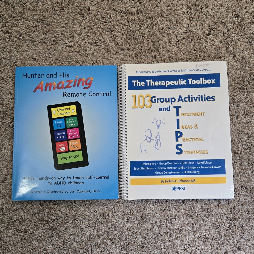 2 therapy,  teaching workbooks